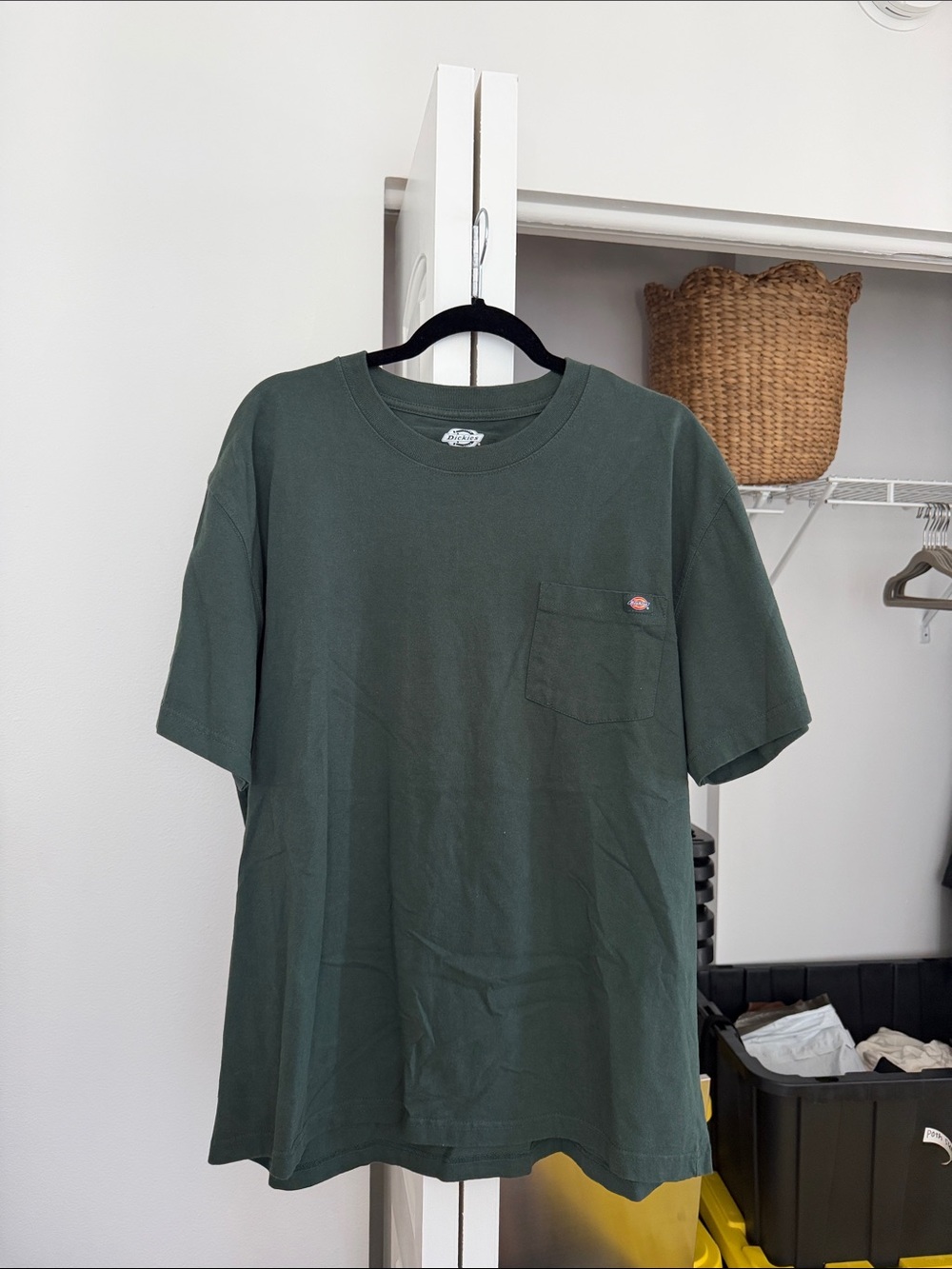 Dickies Men's Dark Green Pocket Tee